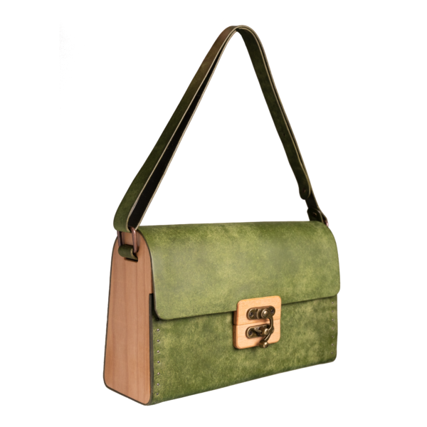 Wood and Leather Purse - Image 2